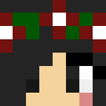 Download Free Girl w/ red flower crown Skin for Minecraft image 3 Girl w/ red flower crown - Flower Crown Minecraft Skins - image 3