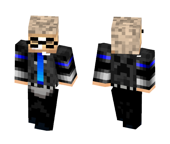 Smart Hipster - Male Minecraft Skins - image 1