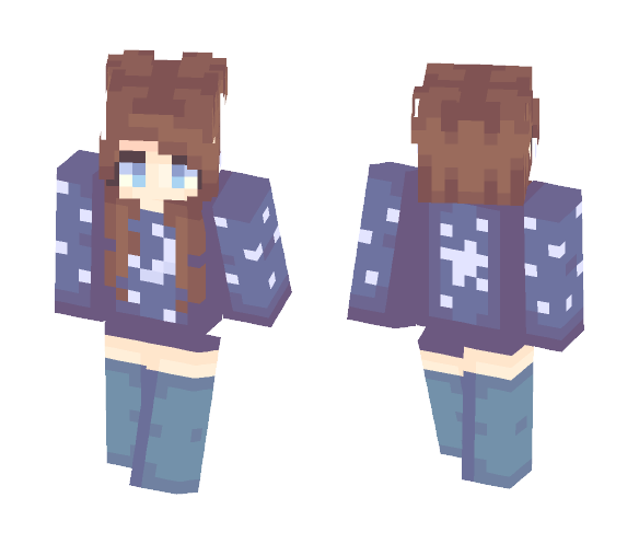 ???? | starry night - Female Minecraft Skins - image 1