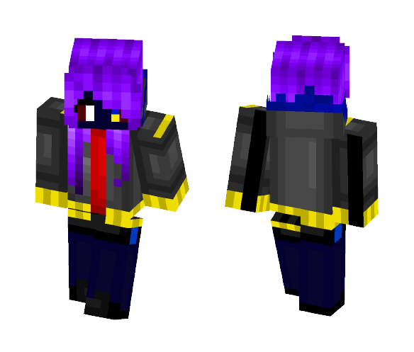 Human Error Girl Sans - Girl Minecraft Skins - image 1