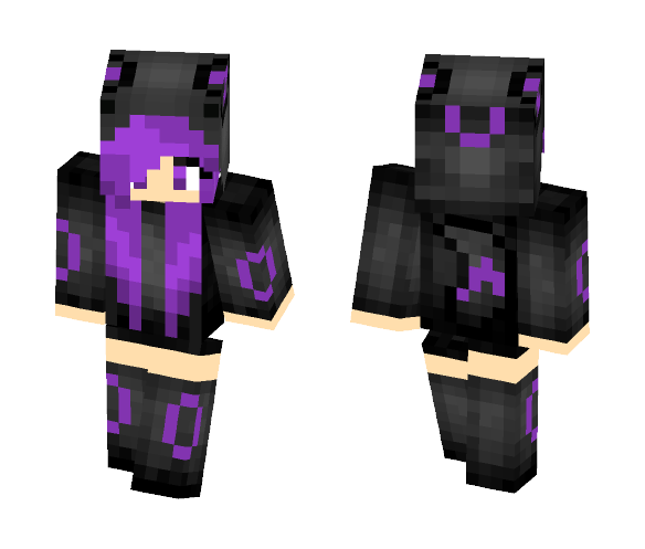 girl disguised Umbreon - Girl Minecraft Skins - image 1