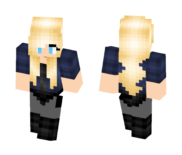 Download Free Black Canary Young Justice Skin for Minecraft image 1 Black Canary Young Justice - Female Minecraft Skins - image 1