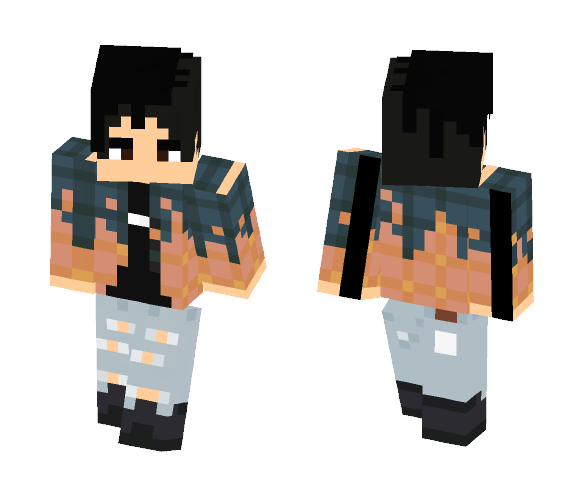 sick flannel bro. - Male Minecraft Skins - image 1