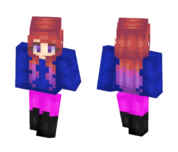 Ocean Fire - Female Minecraft Skins - image 1
