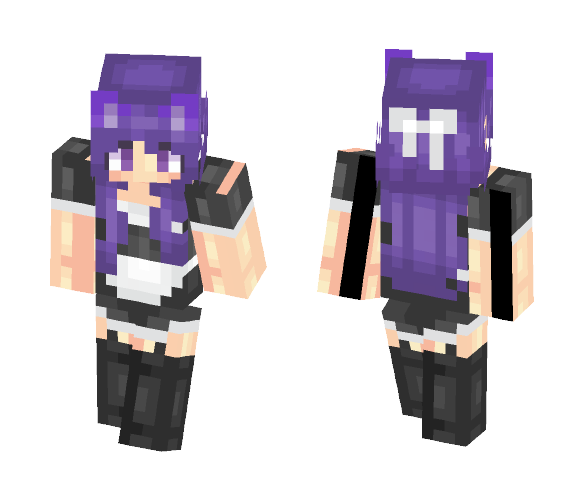 Sakura-maid sama - Female Minecraft Skins - image 1