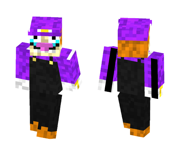 Media Universe Skins | Waluigi - Male Minecraft Skins - image 1