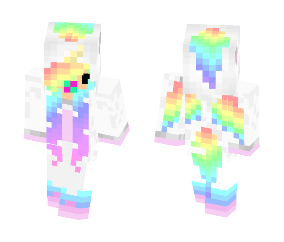 Download Free Girl Rainbow Skin for Minecraft image 1 Girl Rainbow - Girl Minecraft Skins - image 1