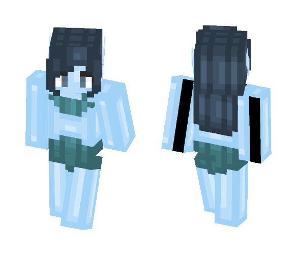 ~Water Goddess + Request Box Open~ - Female Minecraft Skins - image 1