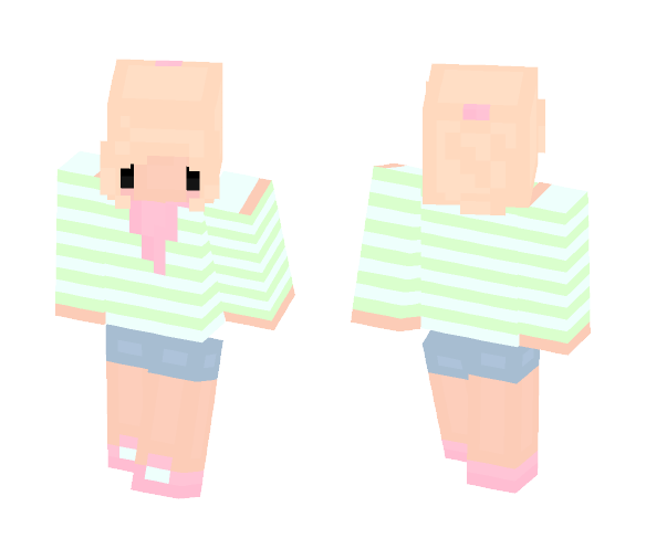 Download Free Kawaii Little Chibi Girl !yeey! Skin for Minecraft image 1 Kawaii Little Chibi Girl !yeey! - Girl Minecraft Skins - image 1