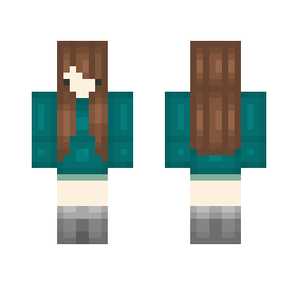 Chibi Brunette - Female Minecraft Skins - image 2