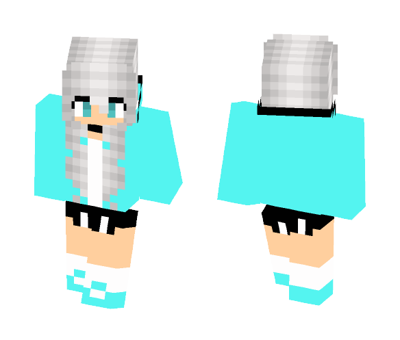 Sans Human Girl - Girl Minecraft Skins - image 1