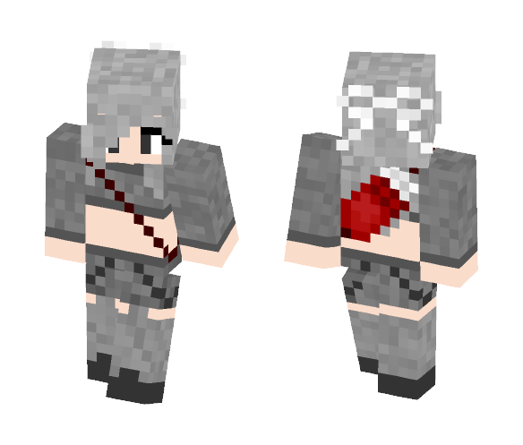 Skeleton - Female Minecraft Skins - image 1