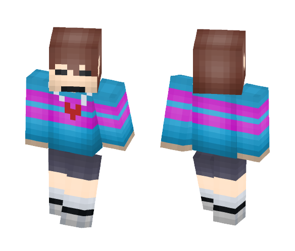 Frisk (Undertale) - Interchangeable Minecraft Skins - image 1