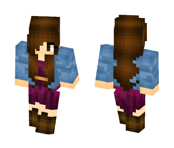 Casual Girl - Girl Minecraft Skins - image 1