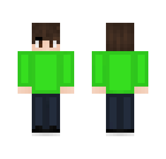 Some boy with a green shirt