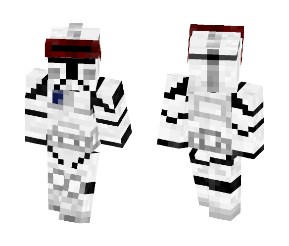 Clone Trooper Echo (Rishi) - Male Minecraft Skins - image 1