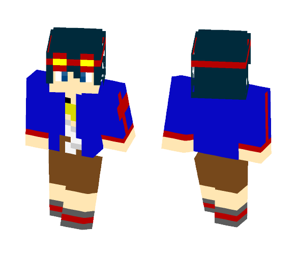Download Free Simon Gurren Lagann Skin for Minecraft image 1 Simon Gurren Lagann - Male Minecraft Skins - image 1