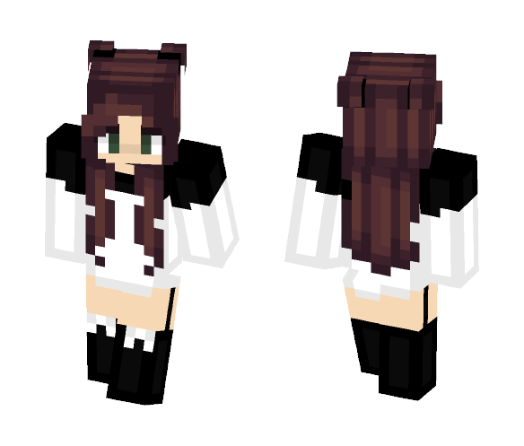 b&w - Female Minecraft Skins - image 1