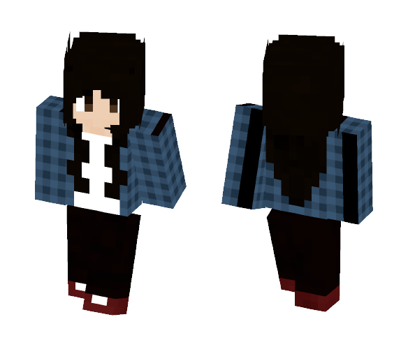 Download Free First Skin (Better in 3D) Skin for Minecraft image 1 First Skin (Better in 3D) - Female Minecraft Skins - image 1