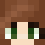 Download Free Brunette in a Green Dress Skin for Minecraft image 3 Brunette in a Green Dress - Female Minecraft Skins - image 3