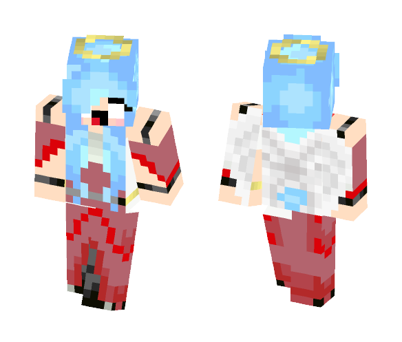 Herobrine's Daughter (Part Angel) - Female Minecraft Skins - image 1