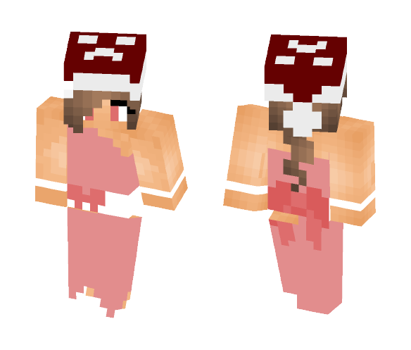 Santa Hat - Leia111 - Female Minecraft Skins - image 1
