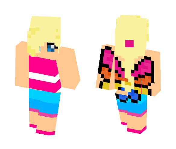 Download Free Barbie in the Fairy Secret Skin for Minecraft image 1 Barbie in the Fairy Secret - Female Minecraft Skins - image 1