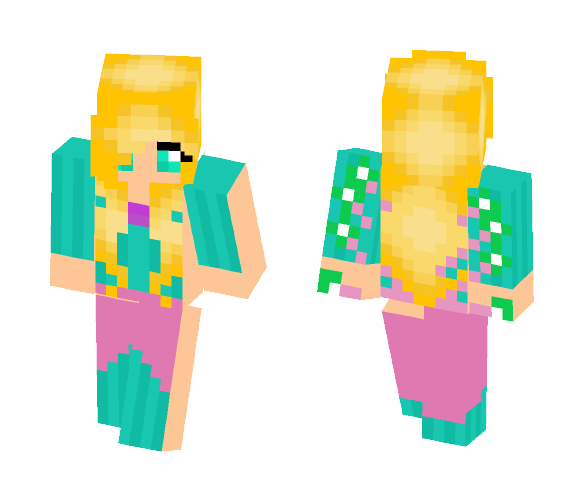 Download Free Barbie in the Island Princess Skin for Minecraft image 1 Barbie in the Island Princess - Female Minecraft Skins - image 1