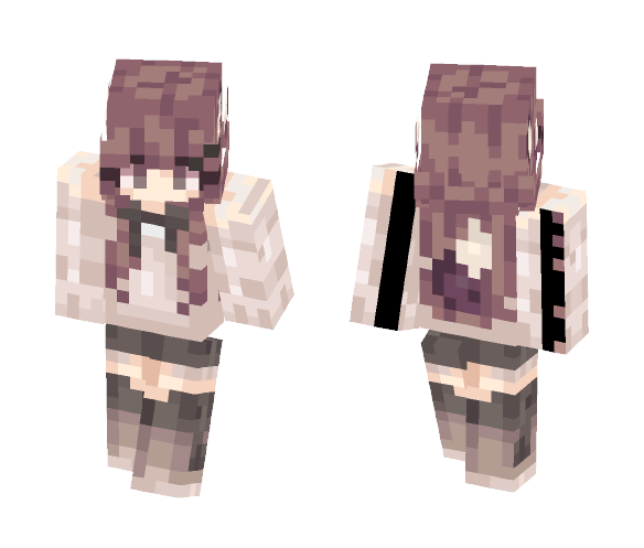 Download Free Oh, I made a fanskin of Shinoa's OC Skin for Minecraft image 1 Oh, I made a fanskin of Shinoa's OC - Female Minecraft Skins - image 1