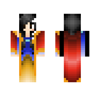 Polgara the Sorceress with cloak