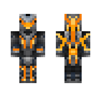 Nova Op's Spartan Orange 'Wasp' - Male Minecraft Skins - image 2