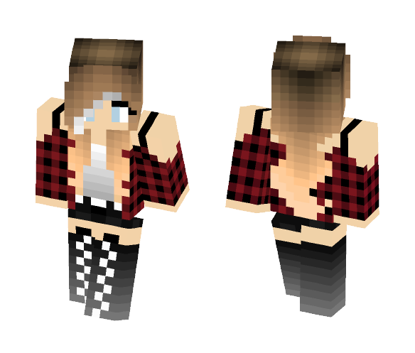 Download Free Cute Blonde Girl Skin for Minecraft image 1 Cute Blonde Girl - Cute Girls Minecraft Skins - image 1