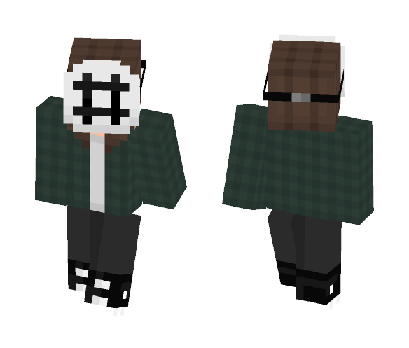 My first skin~Face underneath mask - Female Minecraft Skins - image 1