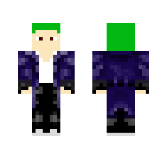 Green hair - Male Minecraft Skins - image 2