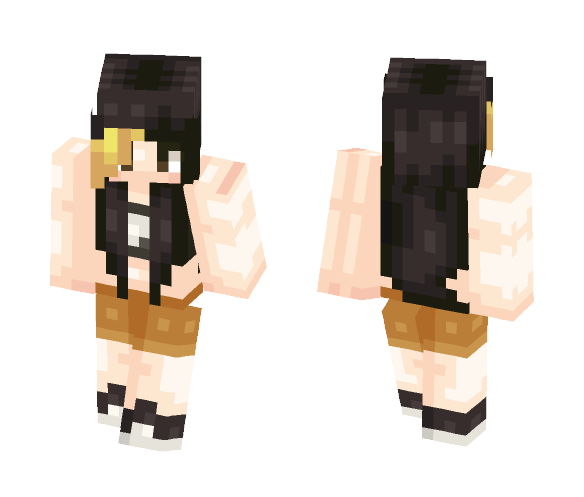 Die Meeries | Banana Split - Female Minecraft Skins - image 1
