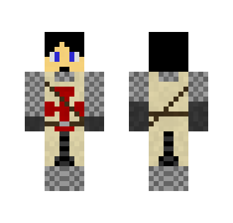 Black haired knight - Male Minecraft Skins - image 2