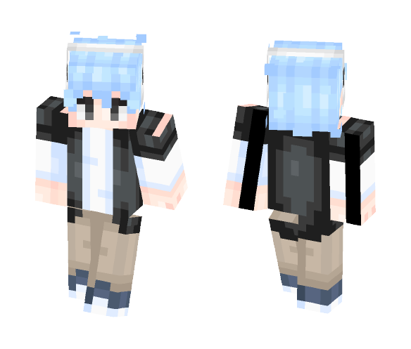 Blue Hair - Male Minecraft Skins - image 1