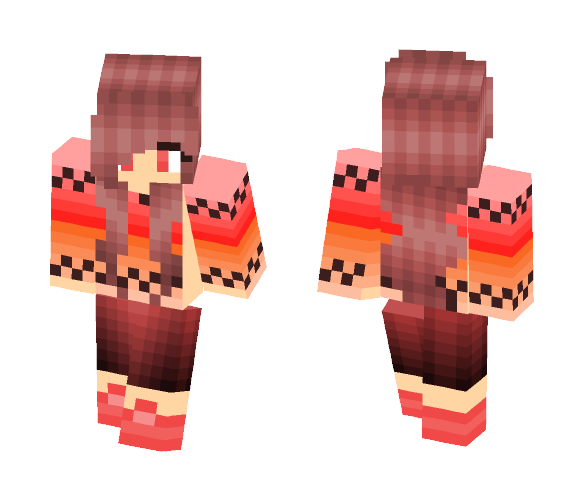 Download Free Thanksgiving Girl Skin for Minecraft image 1 Thanksgiving Girl - Girl Minecraft Skins - image 1
