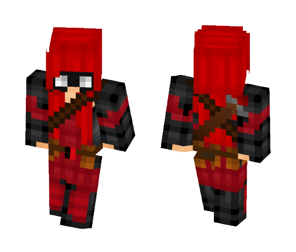 Deadpool Girl - Comics Minecraft Skins - image 1