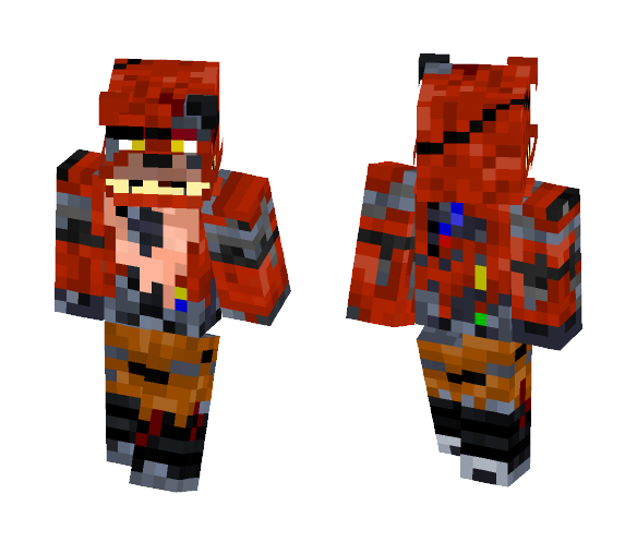 WItheredFoxyFNAF - Male Minecraft Skins - image 1