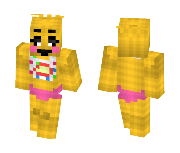 ToyChicaNoBeakFNAF - Male Minecraft Skins - image 1