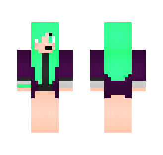 Sea Green Haired Girl (Shadered)
