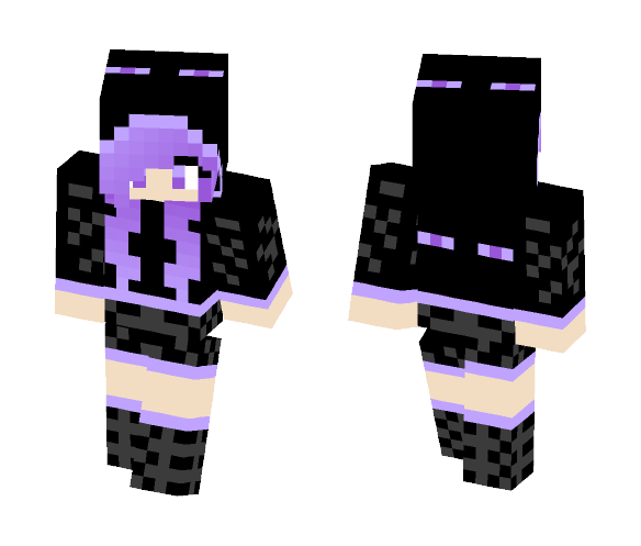 Ender_girl skin - Female Minecraft Skins - image 1
