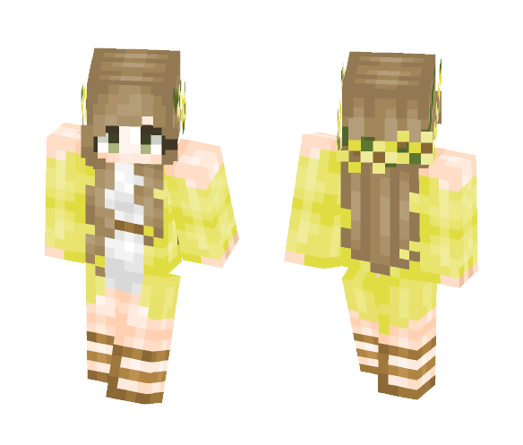 ♡ Coookie | Sunflowers ♡ - Female Minecraft Skins - image 1