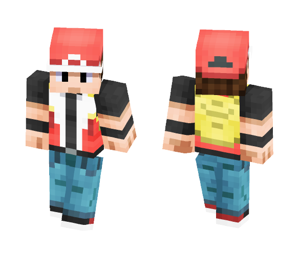 Pokémon Trainer Red - Male Minecraft Skins - image 1