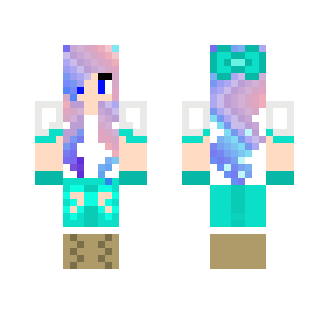 **Pastel Galaxy Hair Girl**