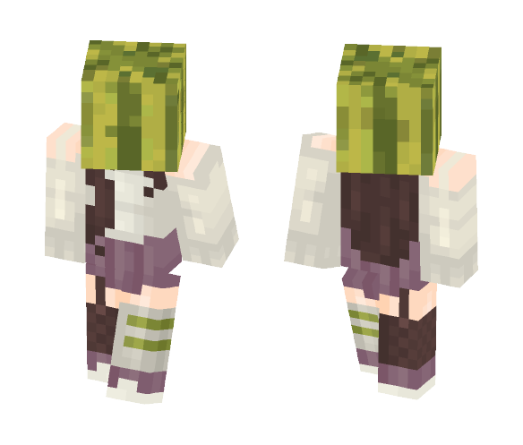 Melon Head | Removable Melon! - Female Minecraft Skins - image 1