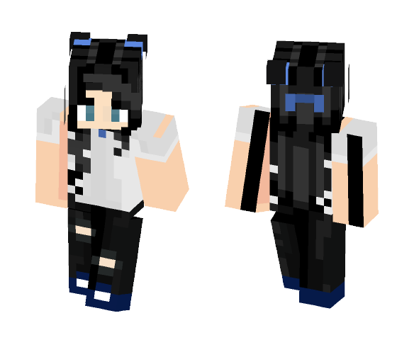 Gracee - Black Hair - Female Minecraft Skins - image 1