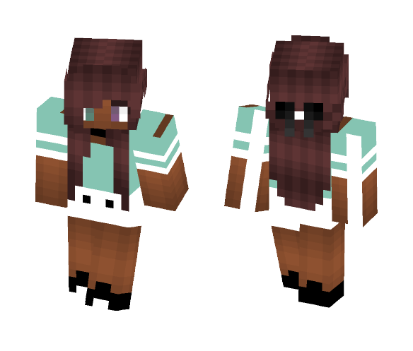 High Shorts Beauty - Female Minecraft Skins - image 1