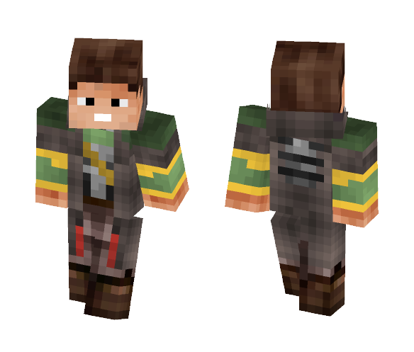 Mercenary Gear - Fallout Shelter - Male Minecraft Skins - image 1